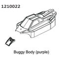 Absima PVC Buggy Shell - + Stickers Lila 1210022