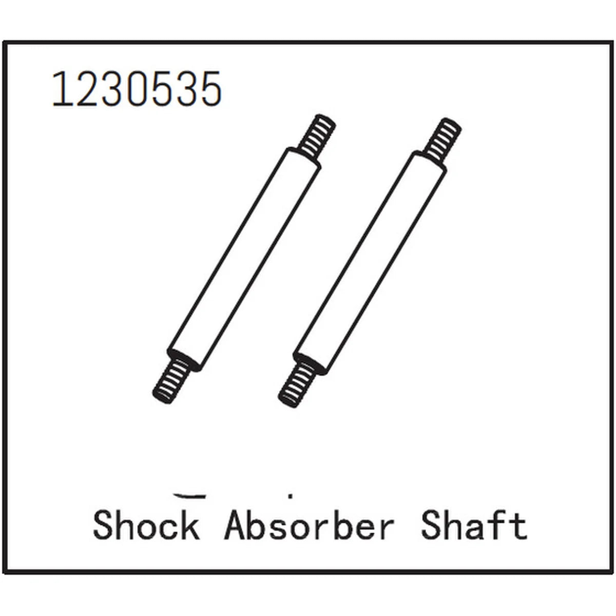 Absima Kolbenstangen (2) für Crawler CR3.4 1230535