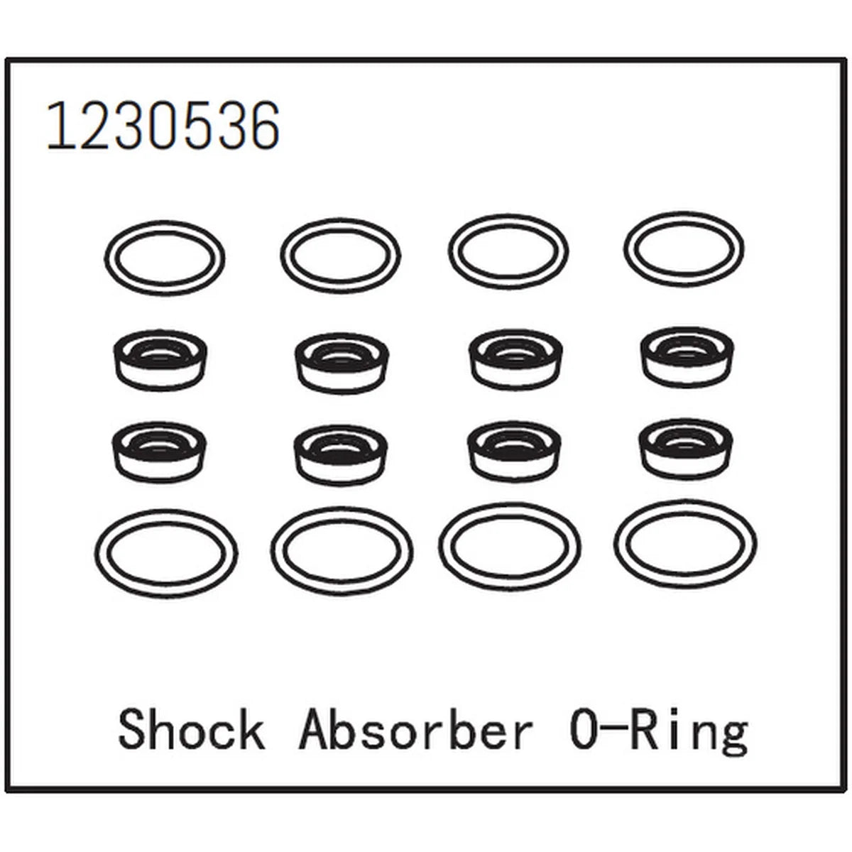 Absima Stoßdämpfer Dichtungsset für Crawler CR3.4 1230536