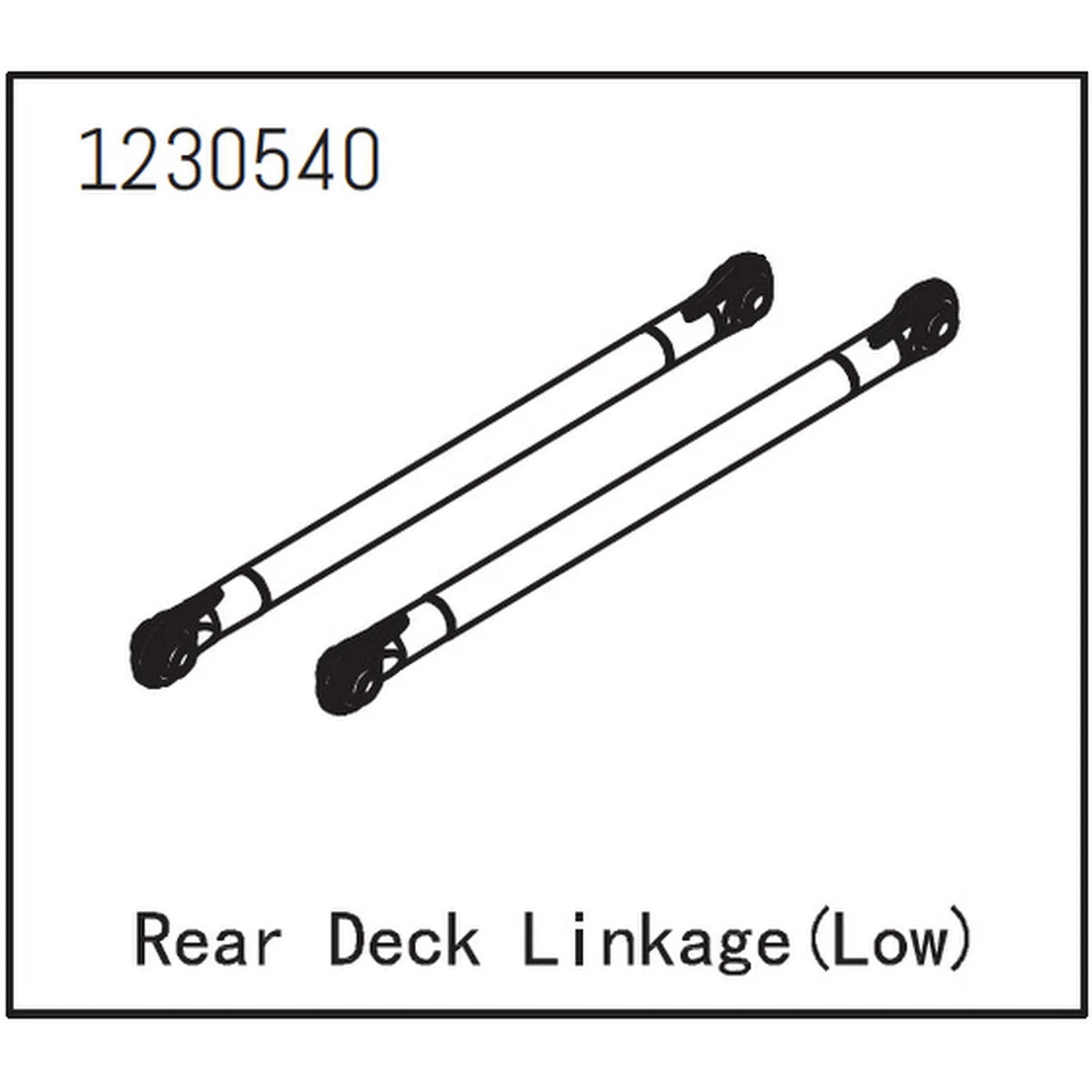 Absima Linkset unten (2) für Crawler CR3.4 1230540