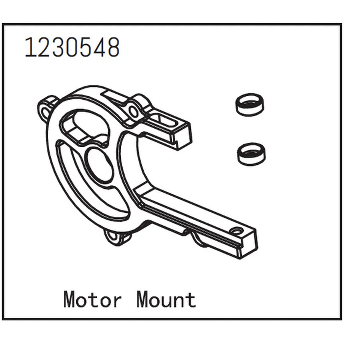 Absima Motorhalterung für Crawler CR3.4 1230548