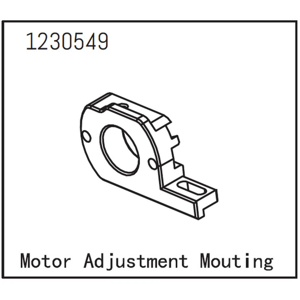 Absima Motorschlitten für Crawler CR3.4 1230549
