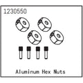 Absima Aluminium Sechskantmutter (4) 1230550