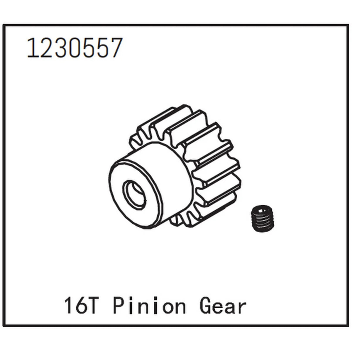Absima Ritzel 16Z für Crawler CR3.4 1230557