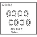 Absima Shimscheiben 8x5.1x0.2 1230562