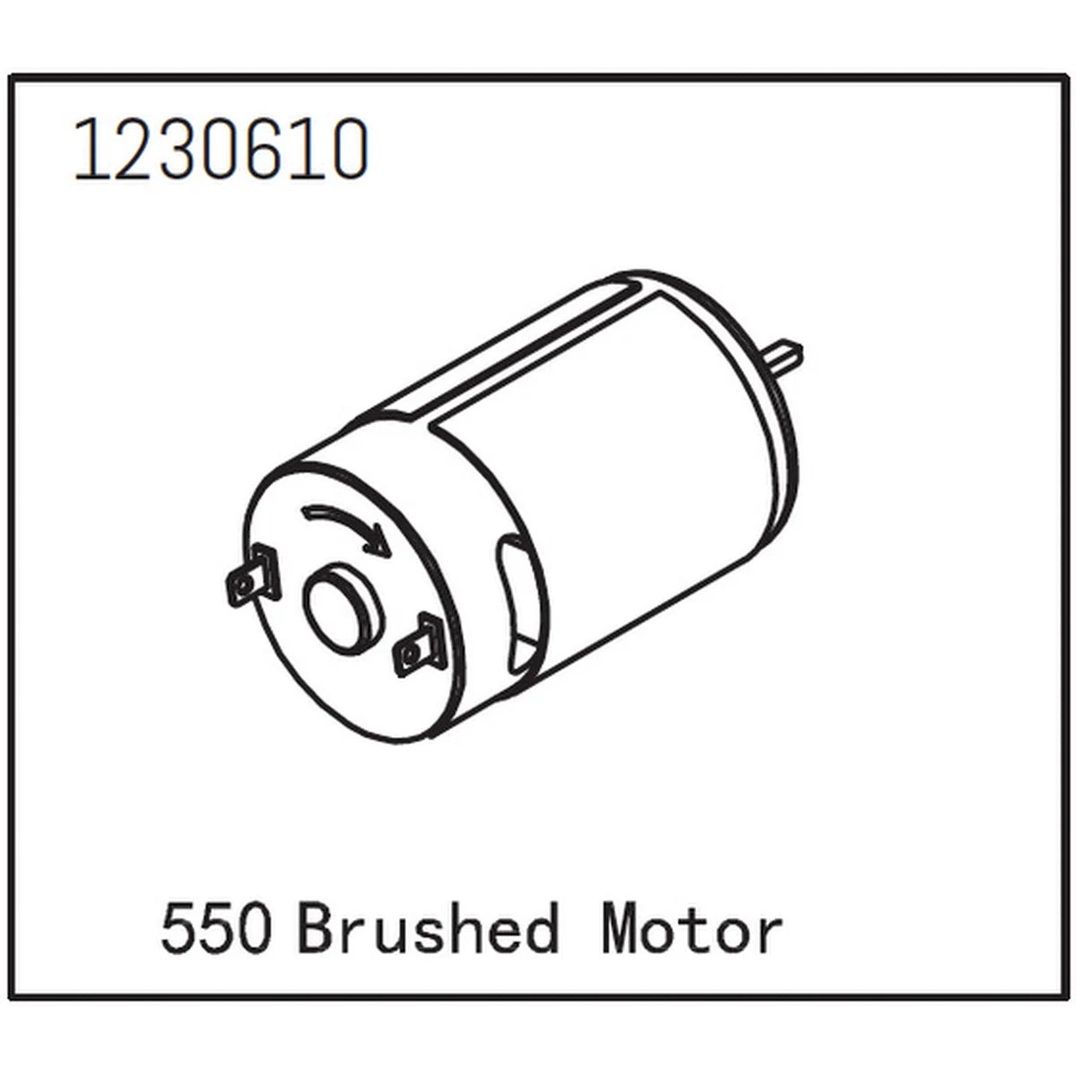 Absima 550 Brushed Motor für Crawler CR3.4 1230610