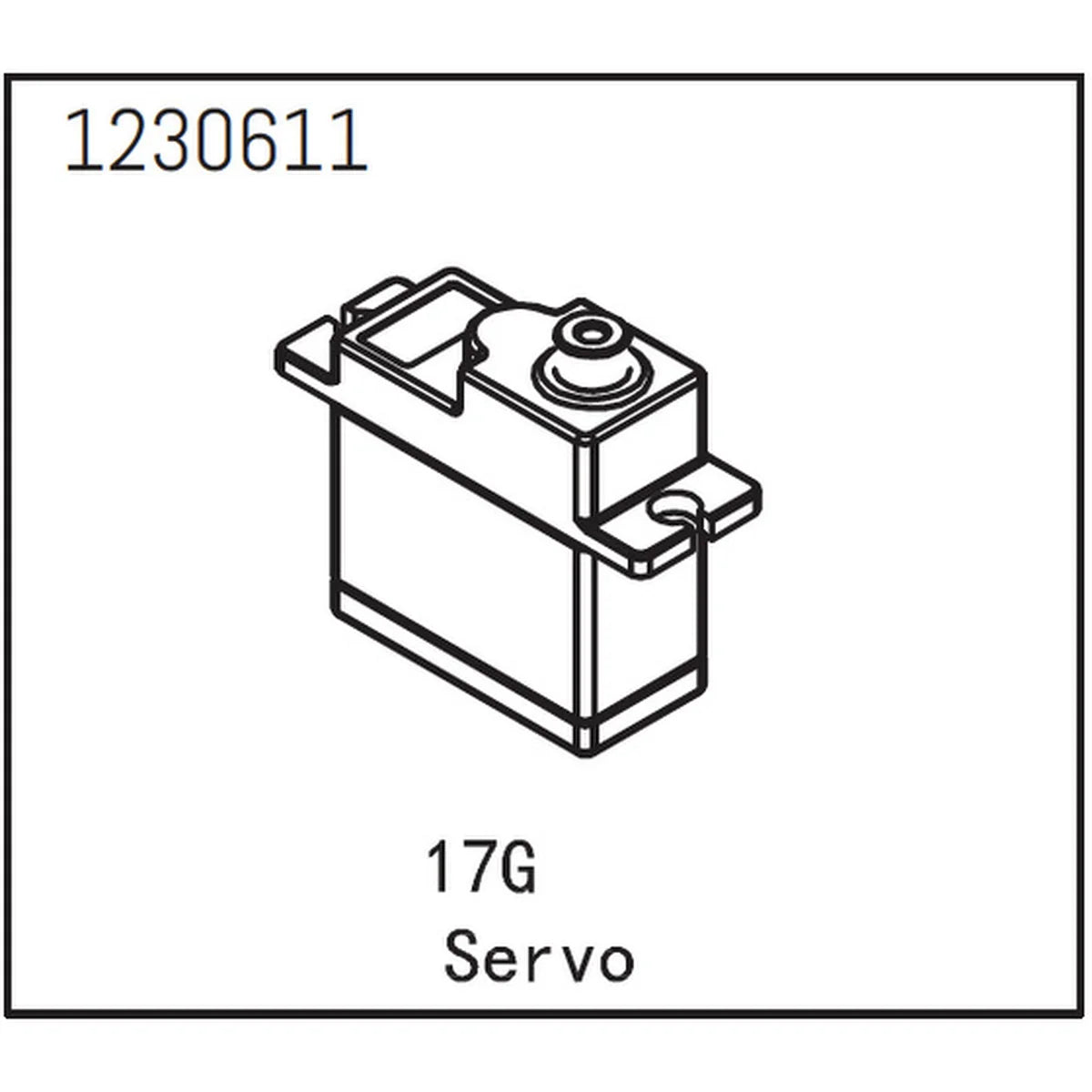 Absima 17g Mini Servo 1230611