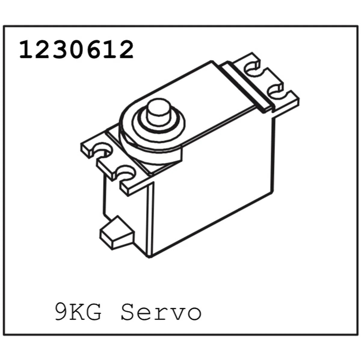 Absima 9kg Lenkservo für Crawler CR3.4 1230612