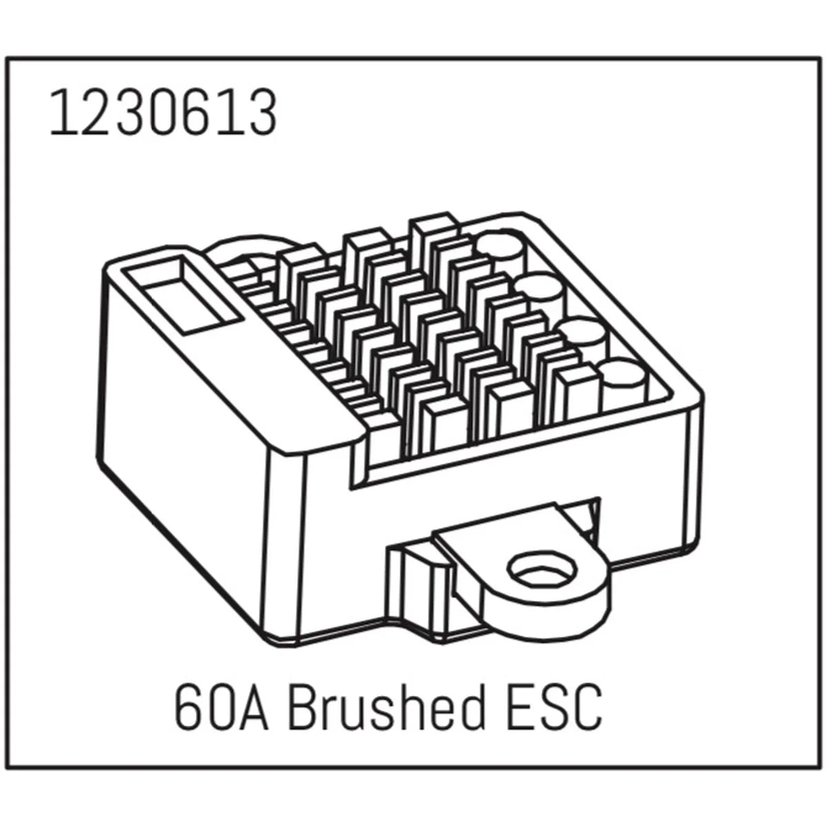 Absima 60A Crawler brushed Fahrtenregler für Crawler CR3.4 1230613