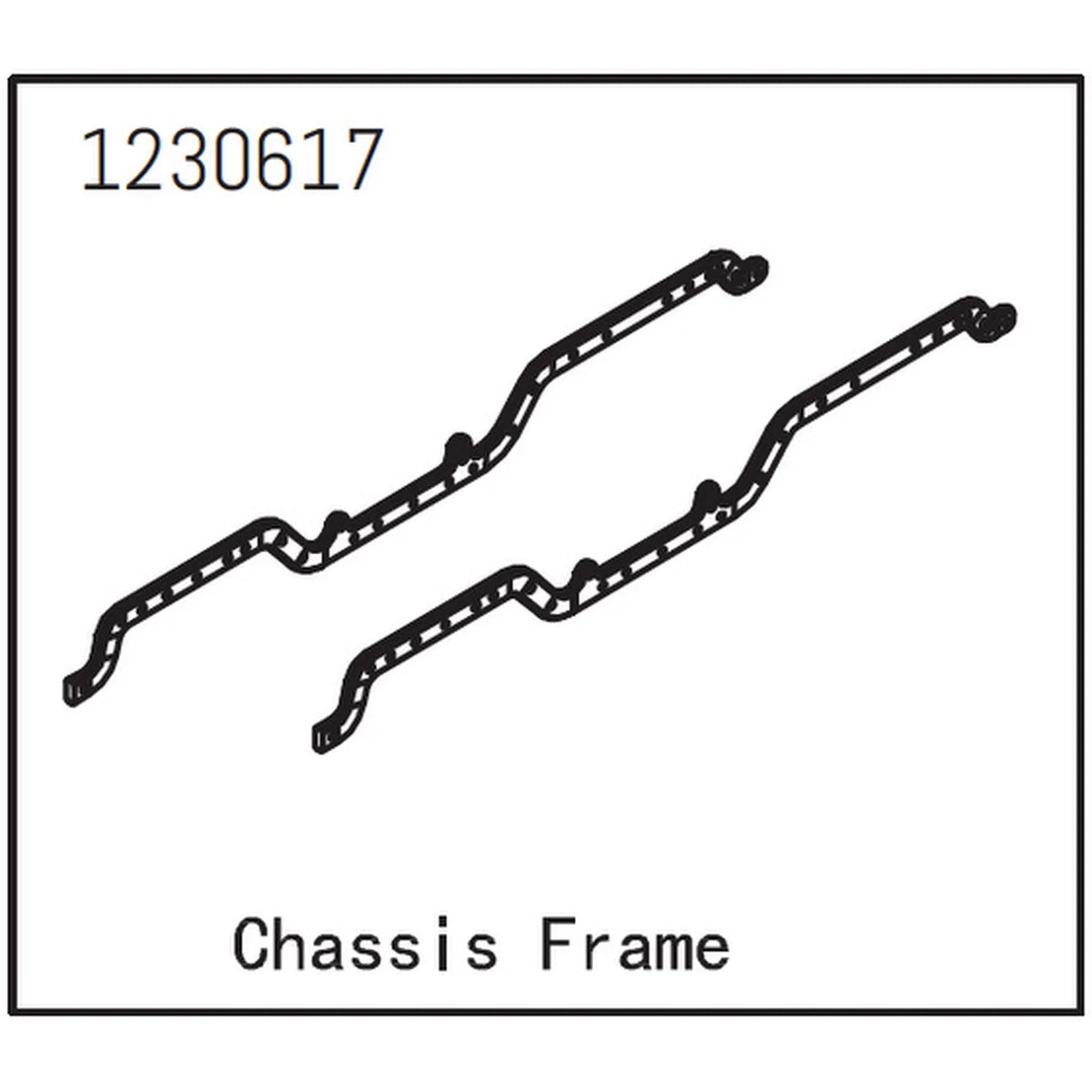 Absima Chassisrahmen für Crawler CR3.4 1230617