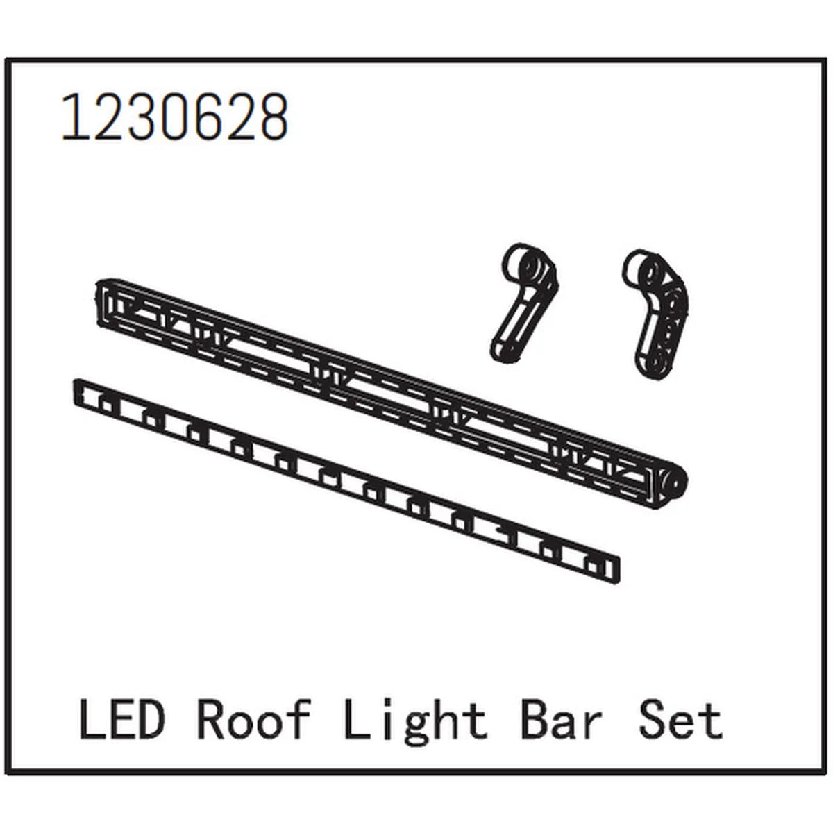 Absima LED Lichtleiste für Crawler CR3.4 1230628