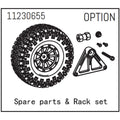 Absima Ersatzrad mit Halterung für Crawler CR3.4 SHERPA (Pro) 1230655