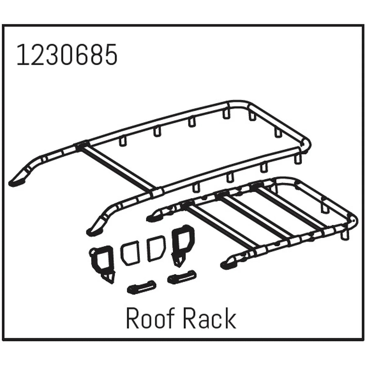 Absima Dachträger - Khamba für Crawler CR3.4 1230685