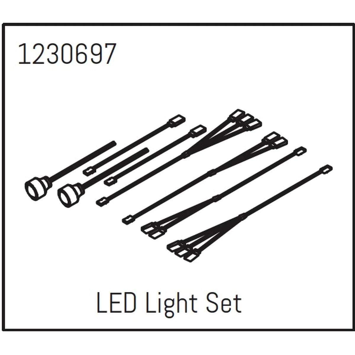 Absima LED Lichtset - Khamba für Crawler CR3.4 1230697