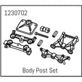 Absima Karosseriehalter Set - Khamba für Crawler CR3.4 1230702