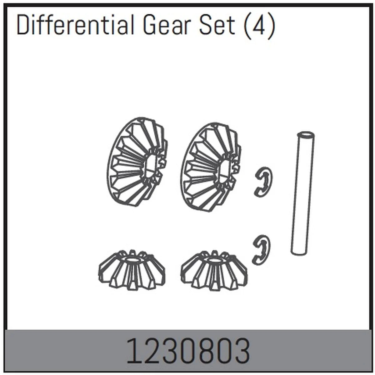 Absima Differentialgetriebe Set für Desert Buggy ADB1.4 1230803