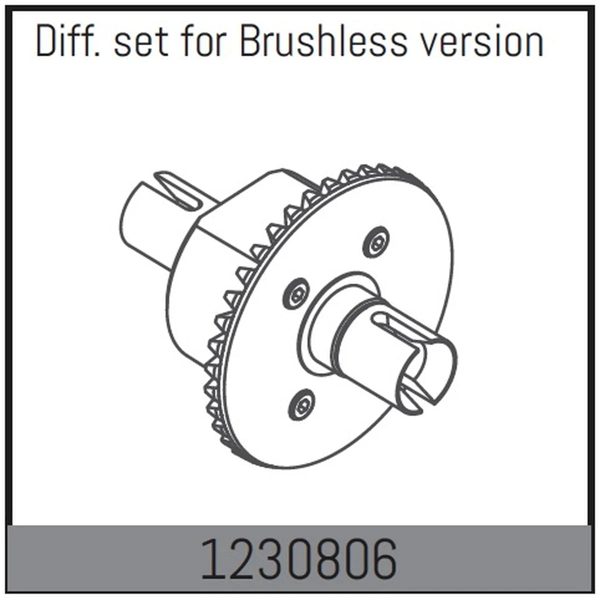 Absima Differential vorne/hinten BL-Version für Desert Buggy ADB1.4 1230806