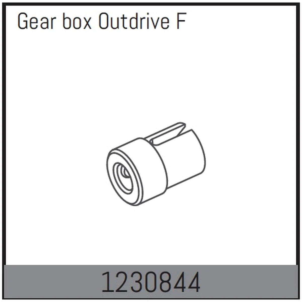 Absima Mitnehmer für vordere Getriebebox für Desert Buggy ADB1.4 1230844