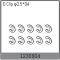 Absima E Clips 2.5x0.4 (10) für Desert Buggy ADB1.4 1230904