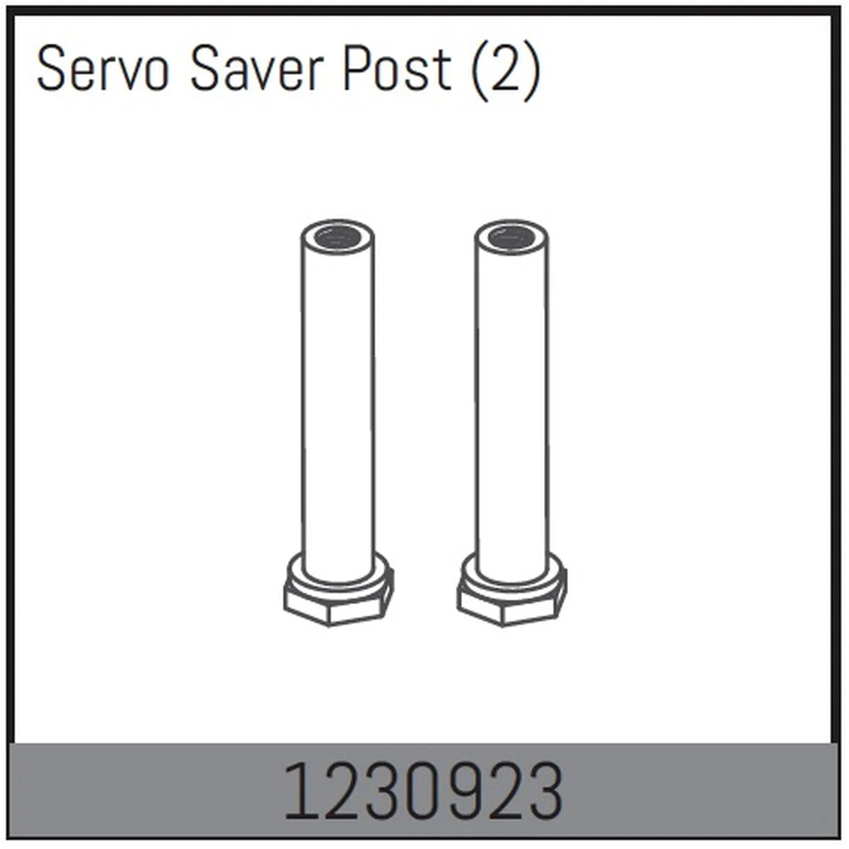 Absima Servosaver Pfosten (2) für Desert Buggy ADB1.4 1230923
