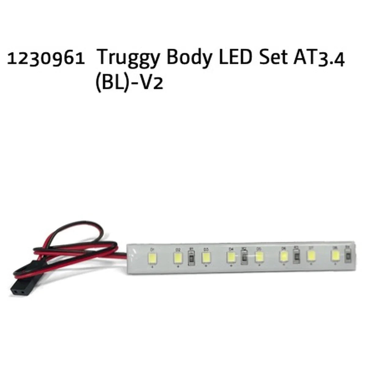 Absima Truggy Karosserie LED Set AT3.4(BL)-V2 1230961