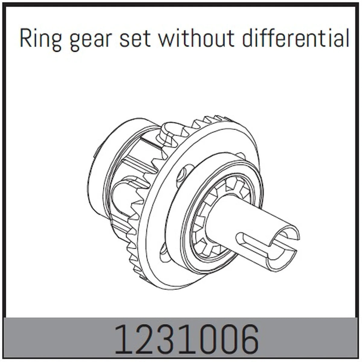 Absima Sperrachsdifferential - CR3.4eco 1231006