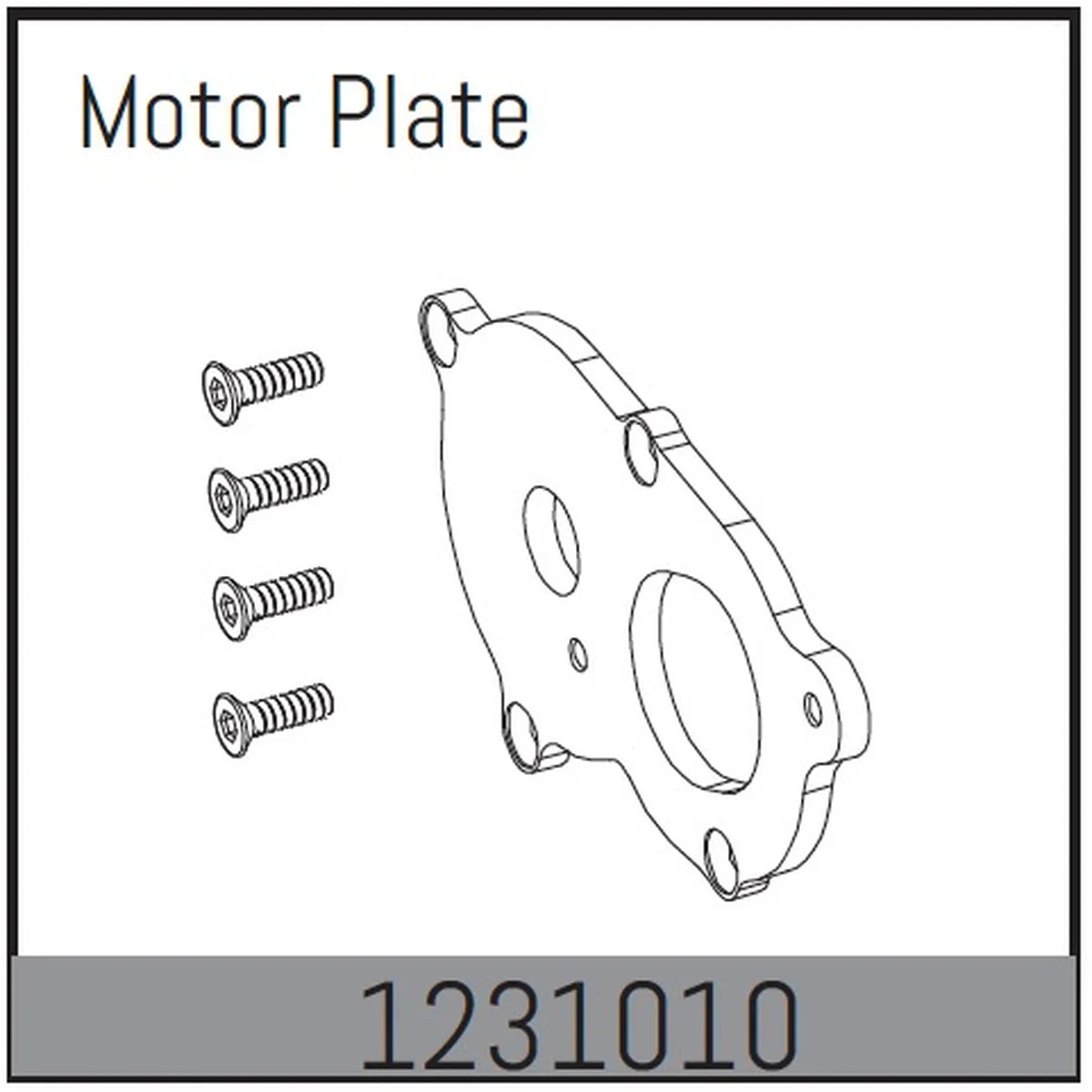 Absima Motorplatte - CR3.4eco 1231010