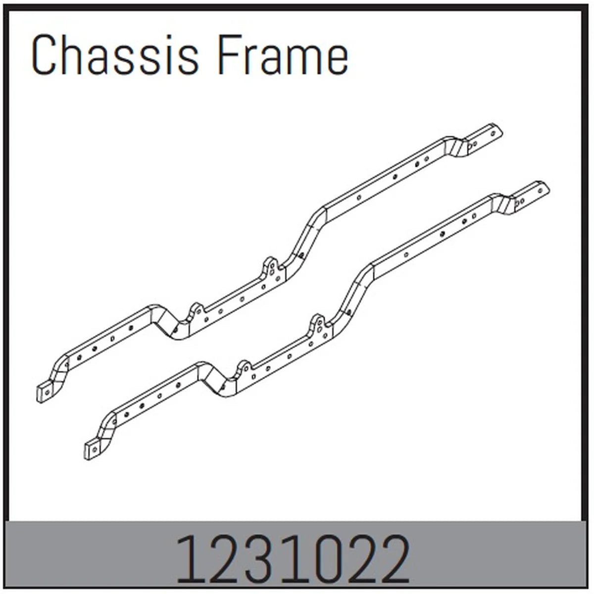 Absima Chassisrahmen (2) - CR3.4eco 1231022