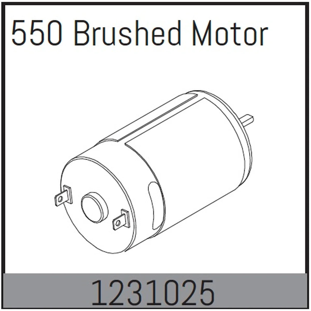 Absima 550 Brushed Motor - CR3.4eco 1231025