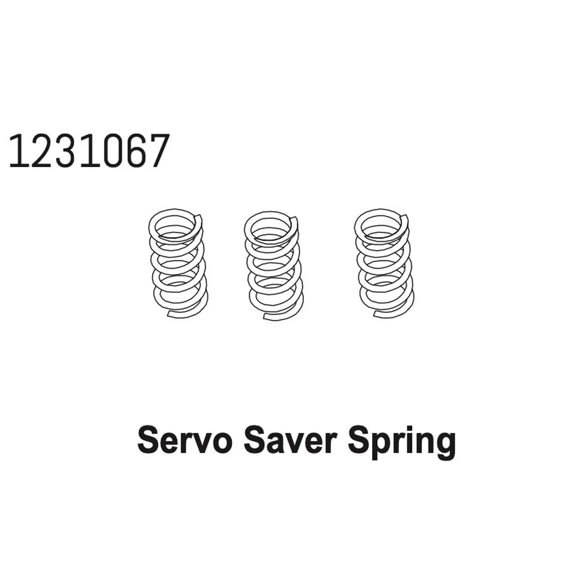 Absima Servosaver Federn CR4.4 (3) 1231067