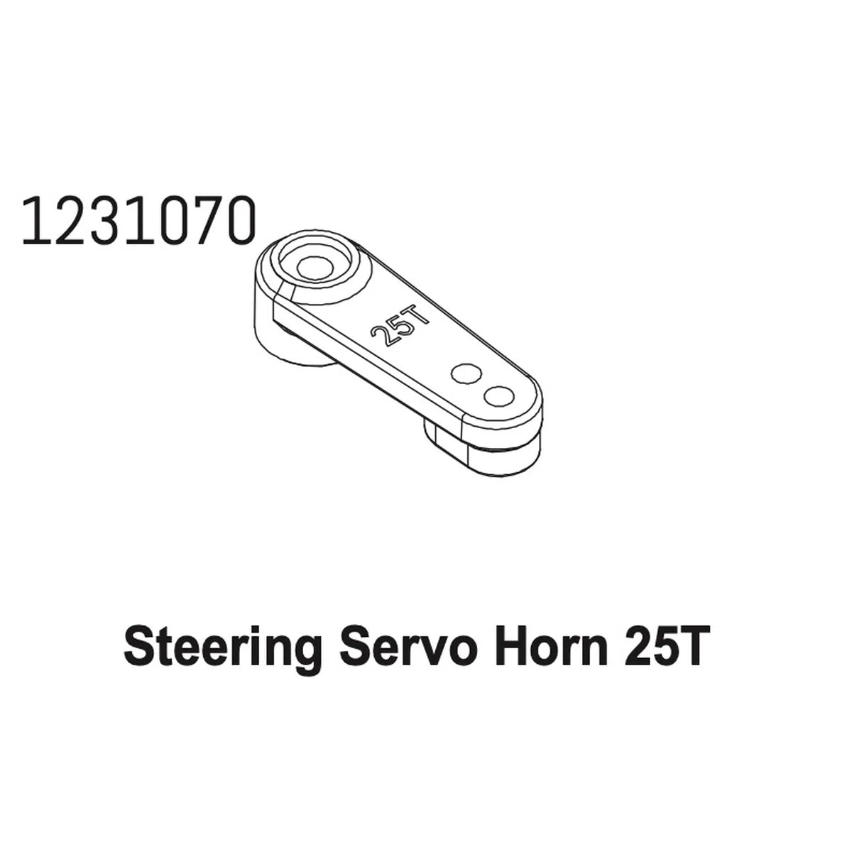 Absima Lenkung Servohorn Set 25T CR4.4 1231070