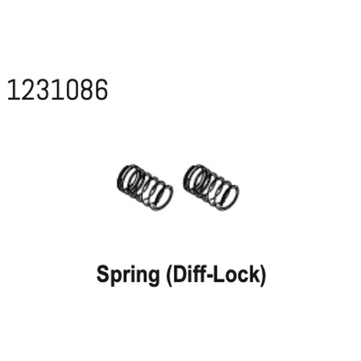 Absima Diff-Lock Federn CR4.4 (2) 1231086