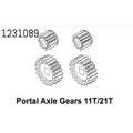 Absima Stahlgetriebe Portalachse 11T/21T CR4.4 1231089