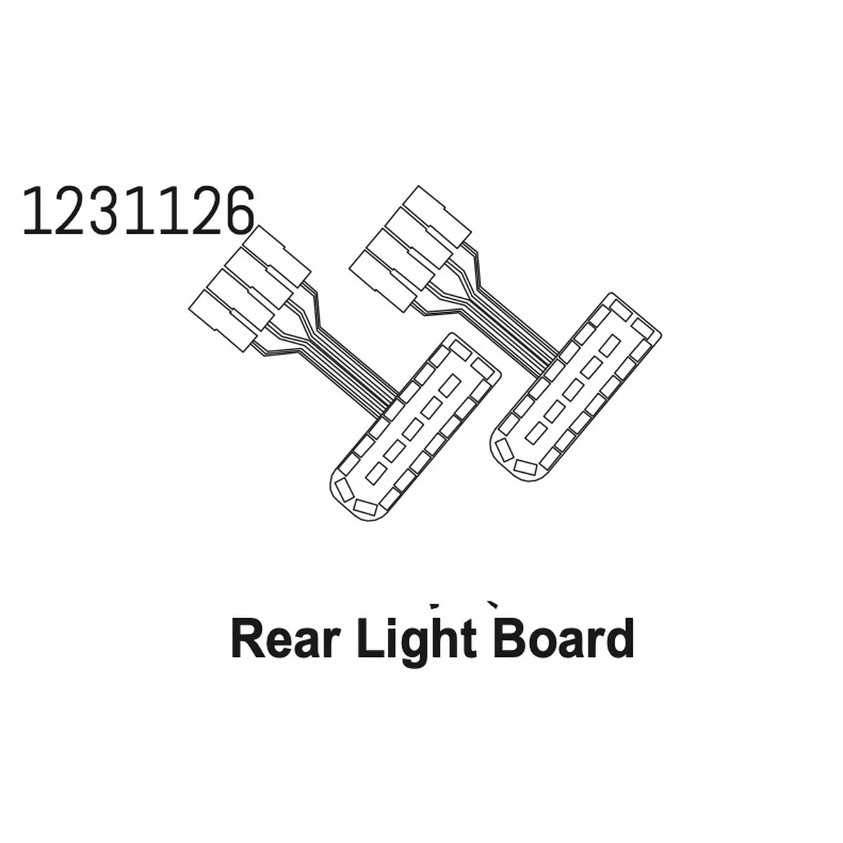 Absima Heckleuchten LEDs CR4.4 (2) 1231126