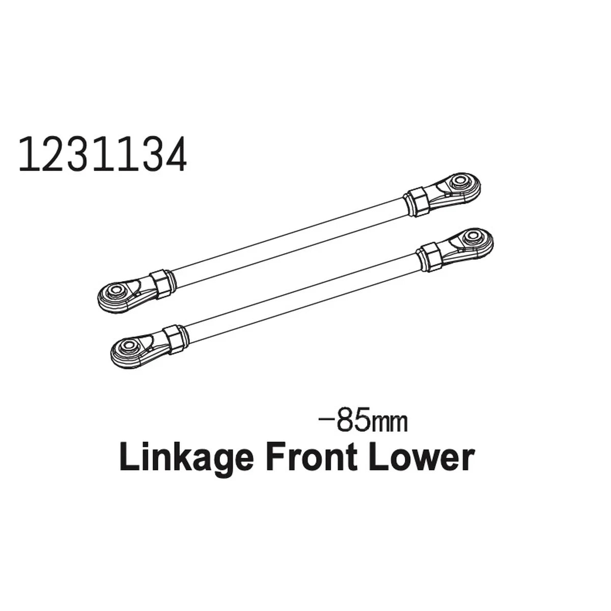 Absima Linkset vorne 85mm CR4.4 (2) 1231134