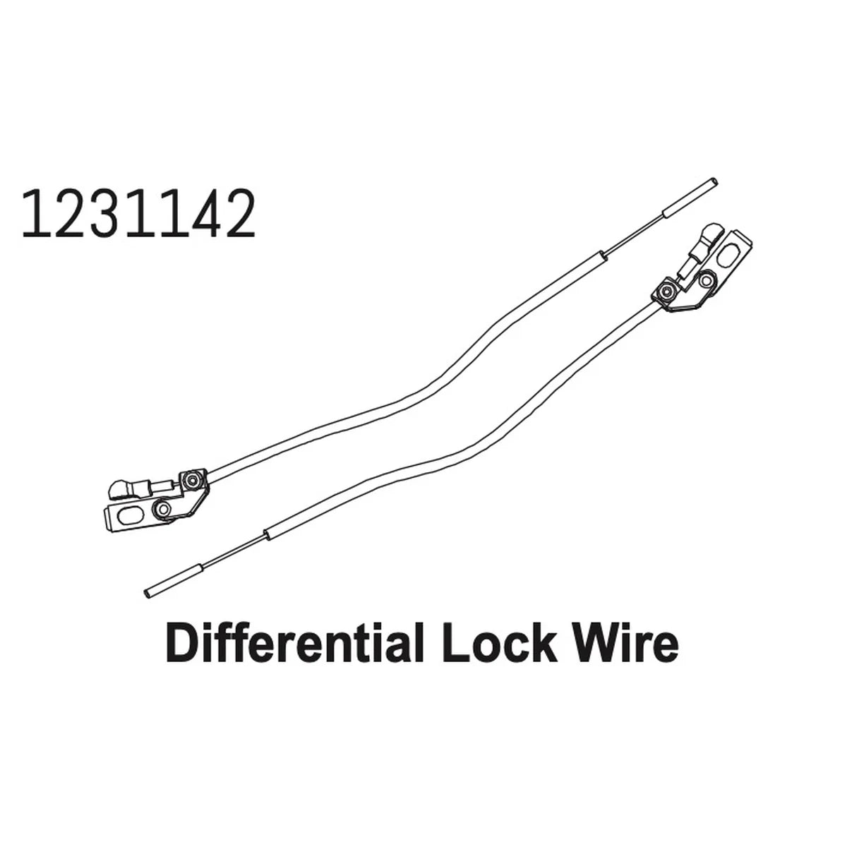 Absima Kabelset (Diff-Lock) CR4.4 1231142