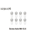 Absima Pinschrauben M4x12.5 (8) für Crawler CR4.4 1231176