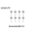 Absima Pinschrauben M4x11.5 (8) für Crawler CR4.4 1231177