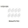 Absima Unterlegscheiben 8x3.1x0.5 (8) für Crawler CR4.4 1231191