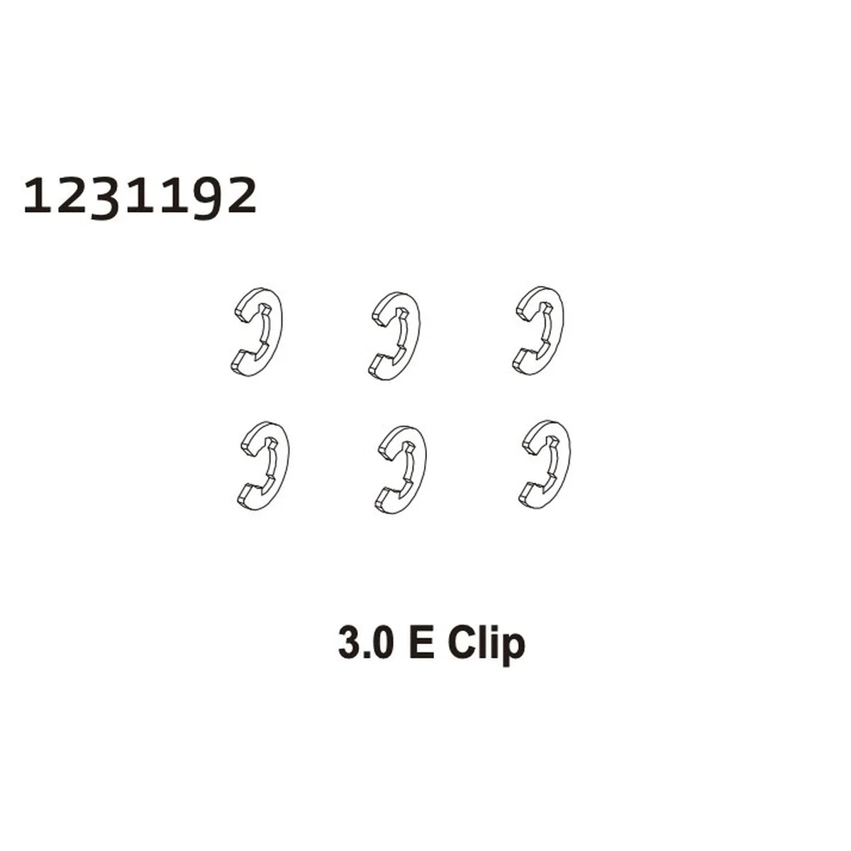 Absima E-Clips 3.0 6stk für Crawler CR4.4 1231192