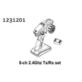 Absima 8-Kanal 2.4GHz Sender/Empfängerset CR4.4 PATROL 1231201