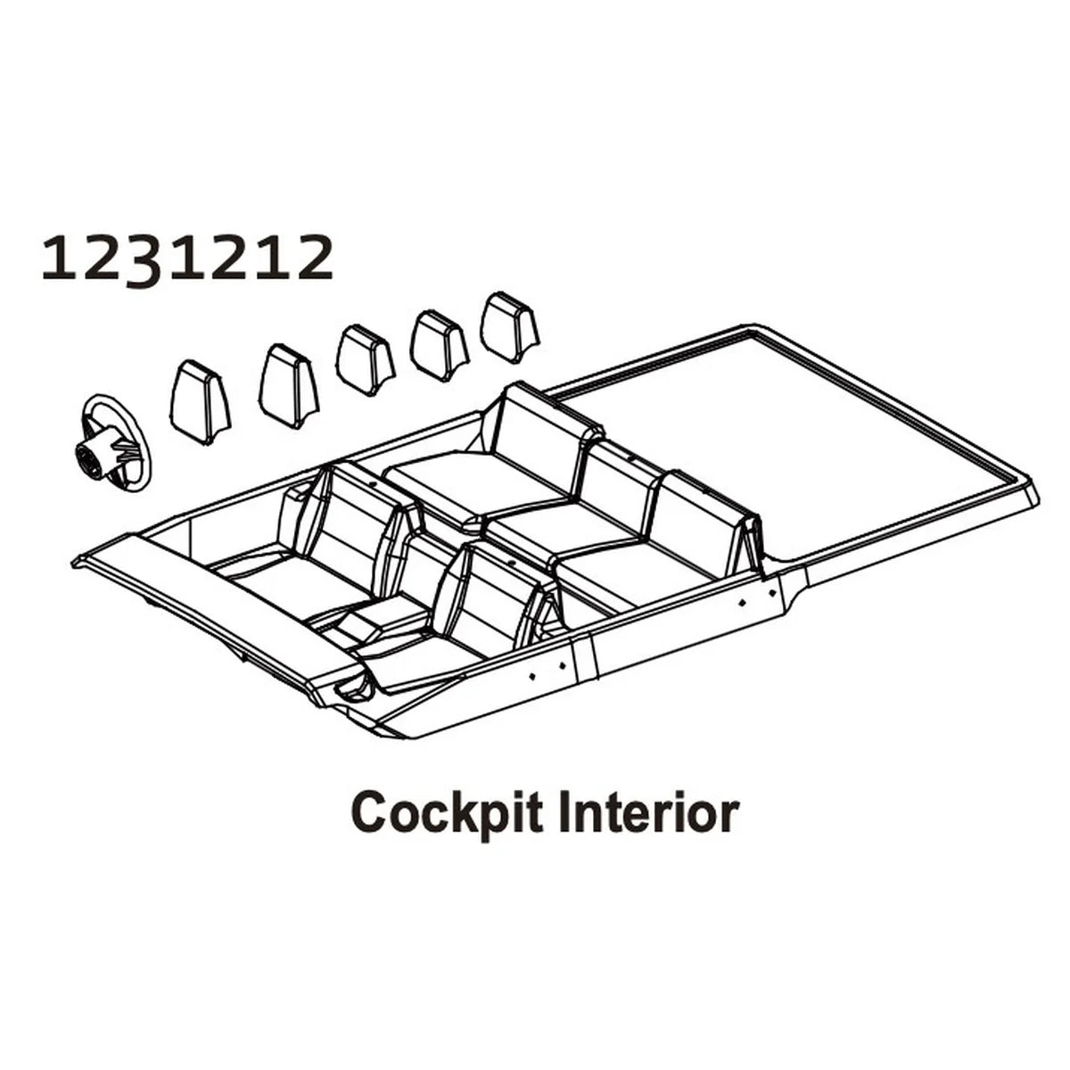 Absima Cockpit CR4-4 PATROL 1231212