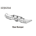 Absima Heck Stoßfänger CR4.4 PATROL 1231214