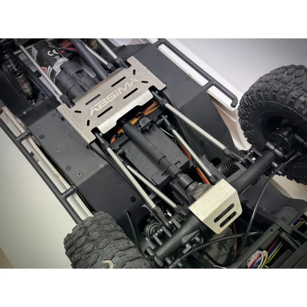 Absima Alu Chassis-Schutzplatten-Set für CR4.4 1231231