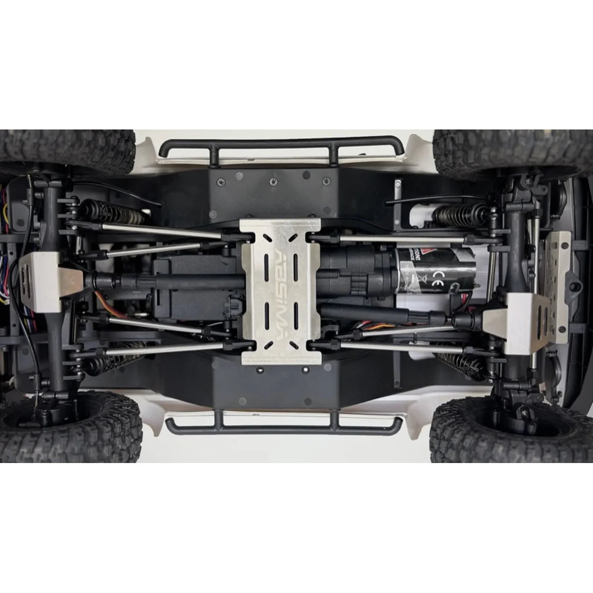 Absima Alu Chassis-Schutzplatten-Set für CR4.4 1231231