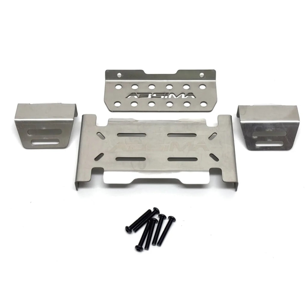Absima Alu Chassis-Schutzplatten-Set für CR4.4 1231231