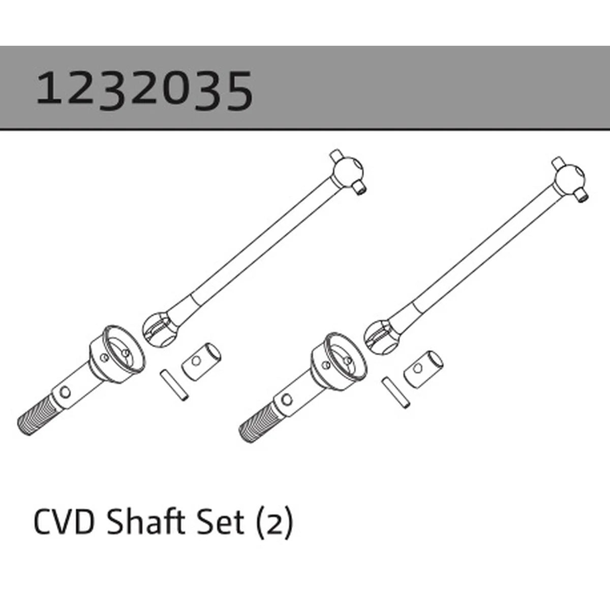 Absima CVD-Wellen Set 1232035
