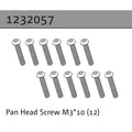 Absima Linsenkopfschraube M3x10 (12) 1232057