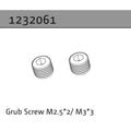 Absima Madenschraube M2.5x2/M3x3 (2) 1232061