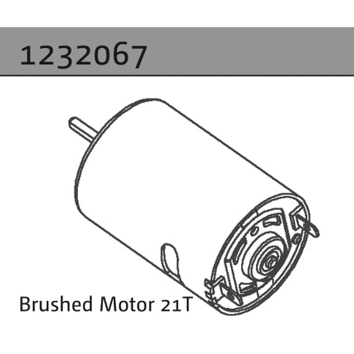 Absima Brushed Motor 21T 1232067